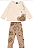 Conjunto Infantil Feminino Blusa e Legging Ursinho Bee loop - Imagem 3