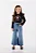 Blusa Infantil Feminina Manga Longa em Meia Malha Up Baby - Imagem 2