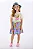 Conjunto Infantil com Blusa e Short Saia em Algodão  Up Baby - Imagem 5
