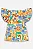 Vestido Infantil em Algodão Estampado (Bege) Up Baby - Imagem 3