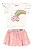 Conjunto Bebê com Blusa e Saia em Tule (Off White) Quimby - Imagem 2