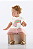 Conjunto Bebê com Blusa e Saia em Tule (Off White) Quimby - Imagem 1