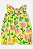Macaquinho Floral em Cotton para Bebê Menina (Verde Claro) Up Baby - Imagem 2