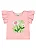 Conjunto Blusa e Short-Saia para Bebê Menina (Rosa) - Imagem 3