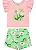 Conjunto Blusa e Short-Saia para Bebê Menina (Rosa) - Imagem 2
