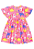 Vestido Infantil em Cotton Dinos e Unicórnios (Rosa) Quimby - Imagem 2