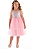 Vestido Infantil em Paetê e Tule Rosa Quimby - Imagem 1