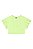 Blusa Infantil Menina Manga Franzida com Strass (Verde Claro) - Imagem 1