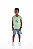 Regata Infantil Masculino em Algodão com Estampa (Verde Claro) - Imagem 1