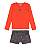 Conjunto Infantil com Camiseta FPS+50 e Sunga Boxer Laranja - Imagem 2