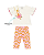 Conjunto Bebê Menina com Blusa e Legging Girafinhas - Imagem 2