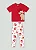 Conjunto Infantil com Blusa e Calça Legging Cachorrinhos Vermelho - Imagem 2