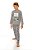 Pijama Infantil Masculino Fossil Brilha Escuro 2 Anos - Imagem 1