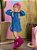 Vestido Infantil Jeans Malagah - Imagem 1