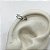 Piercing Argola Dupla em Prata Cravejada com Zircônias - Imagem 2
