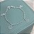 Pulseira Infantil Trevo em Prata 925 - Imagem 2