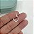 Piercing Argola Prata Segmentada para Conch Cravejada com Zircônias - Imagem 2