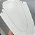Colar de Prata 925 Elos Amassados – 60cm | Corrente Fina 2mm - Imagem 2