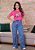 Camiseta Neon Juvenis Rosa - Imagem 4