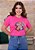 Camiseta Neon Juvenis Rosa - Imagem 3