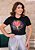 Camiseta Amado coração  explosão preta - Imagem 4