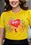 Camiseta Amado coração  explosão amarela - Imagem 2