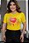 Camiseta Amado coração explosão amarela - Imagem 3