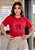 Camiseta Strass explosão vermelha - Imagem 1