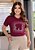 Camiseta Strass explosão marsala - Imagem 3