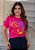 Camiseta R neon rosa - Imagem 1