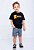 Camiseta infantil R Kids Horizontal preta - Imagem 3