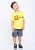 Camiseta infantil R Kids Horizontal amarela - Imagem 1