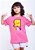 Camiseta Infantil R Kids gigante rosa - Imagem 2