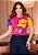 Camiseta R kids lateral colorida - Imagem 1
