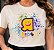 Camiseta Baby Look Explosão de Cores Off White - Imagem 2