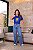 Camiseta Baby Look Explosão de Cores Azul - Imagem 2