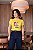 Camiseta Baby Look R Kids Primavera Amarela - Imagem 1