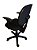 Cadeira de escritório Digitador em tecido J. Serrano preto com base giratória backsystem - Imagem 3
