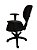 Cadeira de escritório Digitador em tecido J. Serrano preto com base giratória backsystem - Imagem 2