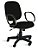 Cadeira de escritório Diretor em tecido preto com base giratória preta - Imagem 1