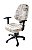 Cadeira de escritório Digitador 650 com estampa England e base giratória - Imagem 2