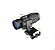 Magnifer 3x Ampliar Visão Rebate Airsoft Trilho 20mm - Imagem 2