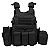 Colete Modular Preto - Imagem 1