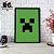 Placa Decorativa Minecraft Creeper - Imagem 1