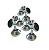 KIT 20 UNIDADES SAPATAS INOX REGULÁVEIS - Imagem 1