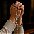 Terço Nossa Senhora Das Graças Cristal Dourado - Imagem 1