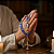 Terço Nossa Senhora Das Graças Cristal Azul - Imagem 1