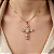 Colar Vintage Nossa Senhora com Pingente Cruz - Imagem 1