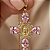 Colar Vintage Nossa Senhora com Pingente Cruz - Imagem 3
