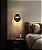 Arandela Cúpula de Led com Interruptor Luz Branco Quente 3000k 14W - Preto - Imagem 4